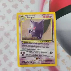 Gengar Fossil Holo - 5/62 - Pokemon 1999 Vintage WoTC LP-/MP - Image 1