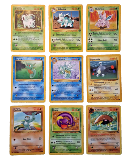 Pokemon WotC Series (1995-2000) - 9 Card Lot with Binder Sleeve - Image 1