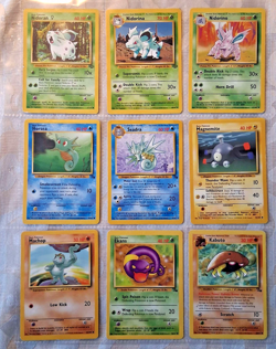Pokemon WotC Series (1995-2000) - 9 Card Lot with Binder Sleeve - Image 2