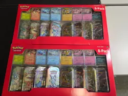 Pokemon Prismatic Evolutions 8 Mini-Tins w/ Promo Cards Costco 2-pack FREE SHIP - Image 4