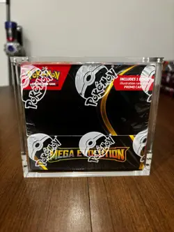Pokemon Mega Evolution Enhanced Booster Box - SEALED W/ Acrylic CASE - Image 1