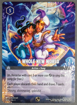 Near Mint - Disney Lorcana A Whole New World 10/C1 Promo - Image 1