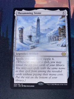 MTG Double Masters 2022 Thrumming Stone - Image 1
