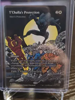 T'Challa's Protection - Teferi's Protection (Borderless) Marvel Universe Regular - Image 1