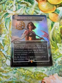 Yuna's Sending Staff - Staff of the Storyteller (Foil) MTG: Secret Lair - Image 1