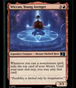 Wiccan, Young Avenger 557 Commander: Marvel Super Heroes Magic: The Gathering NM - Image 1
