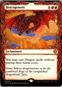 Dracogenesis (0300) (Showcase) 300 Tarkir: Dragonstorm Magic: The Gathering NM - Image 1