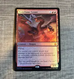 Wizards of the Coast MTG Foundations Twinflame Tyrant 0097 Rare Red Foil EN 2024 - Image 1