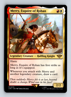 Merry, Esquire of Rohan The Lord of the Rings: Tales of Middle-earth R 215 - Image 1