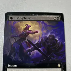 Wizards of the Coast Hellish Rebuke AFC Instant Rare Black 295 Heonhwa Choe - Image 3