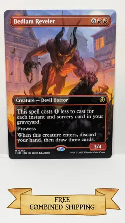 Bedlam Reveler (Borderless) Innistrad Remastered Regular - Image 1
