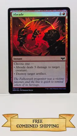 Abrade Innistrad: Crimson Vow Foil - Image 1