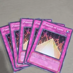 5 Yu-Gi-Oh! Pyramid of Light Limited Edition cards from Yu-Gi-Oh! the movie - Image 1