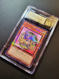 Yu-Gi-Oh! TCG Dark Magician Girl 711e-JP002 Parallel Rare CGC Pristine 10 Gem - Image 2