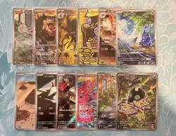 TCG Pokemon AR/IR JP & EN Lot of 12 Cards Scarlet & Violet NM US Seller - Image 1