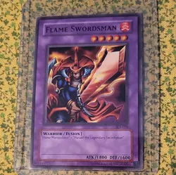 Yu-Gi-Oh! TCG Konami Flame Swordsman SDJ-024 Starter Deck Joey 1st Ed ATK/DEF - Image 1