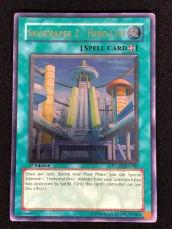 Yugioh Skyscraper 2 Hero City STON-EN048 1st Ultimate (NM) - Image 1