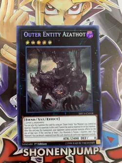 ( OUTER ENTITY AZATHOT ) - Secret Rare - SHVA-EN018 - 1st - NM - Yu-Gi-Oh - Image 1