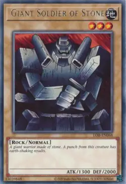 Yu-Gi-Oh Card 25th Anniversary - LOB-EN068 - GIANT SOLDIER OF STONE (rare) -NM/M - Image 1