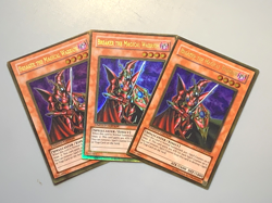 yugioh 3X BREAKER THE MAGICAL WARRIOR GLD1-EN014 Gold near mint Play set - Image 2