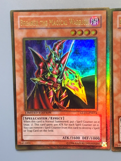 yugioh 3X BREAKER THE MAGICAL WARRIOR GLD1-EN014 Gold near mint Play set - Image 4
