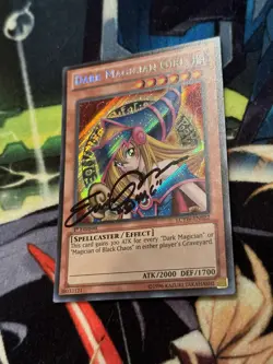 SIGNED Dark Magician Girl || Erica S. 💎 Secret LCYW-EN022 1st 💎Yugioh Yu-Gi-Oh - Image 1