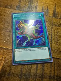 The Flute of Summoning Dragon LCKC-EN027 1st Edition Secret Rare PL + BONUS - Image 1