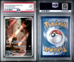 2023 POKEMON MEW 151 CHARMANDER 168/165 ILLUSTRATION RARE PSA 9 MINT - Image 3