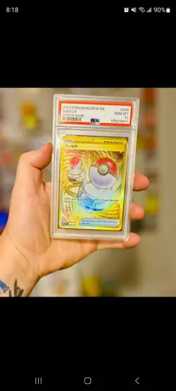 2023 POKEMON MEW EN-151 HYPER RARE #206 SWITCH PSA 10 - Image 1