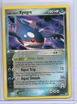 Pokemon Deck Exclusives Team Aqua's Kyogre #003/095 Rare Vintage - Image 1
