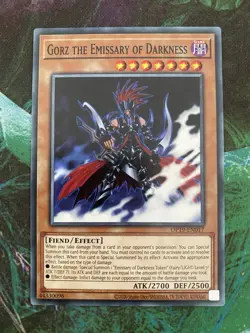 Gorz the Emissary of Darkness OP19-EN017 Common Near Mint Yugioh - Image 1