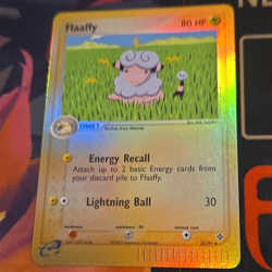 Nintendo Pokemon TCG Flaaffy EX Dragon 27/97 Holo Uncommon English 2003 NM - Image 1