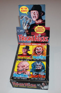 Vintage 80's Original Topps Fright Flicks Cards Display Box + Sealed Packs!!!!! - Image 2