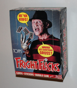 Vintage 80's Original Topps Fright Flicks Cards Display Box + Sealed Packs!!!!! - Image 5