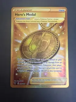 Pokemon TCG – Hero's Medal 201/185 | Vivid Voltage | Secret Rare | Near Mint - Image 2