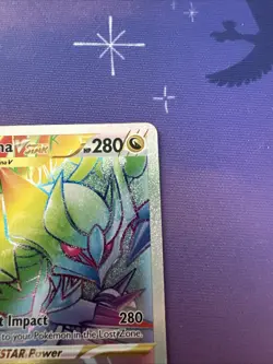 Giratina VSTAR 201/196 Lost Origin Rainbow Secret Rare Near Mint - Image 4