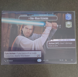 Fantasy Flight Games Star Wars Unlimited Obi-Wan Kenobi Leader Twilight #260 - Image 1