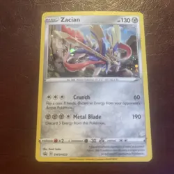 Zacian SWSH033 Holo Sword & Shield Promo Cards Pokemon - Image 1