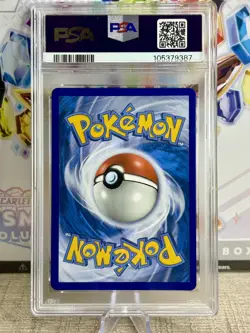 2018 Pokemon Sun & Moon Lost Thunder Magcargo GX Secret Rare #218 PSA 9 Mint - Image 2