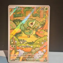 Pokemon TCG Snivy Illustration Rare Black Bolt 87/86 Near Mint Condition - Image 1