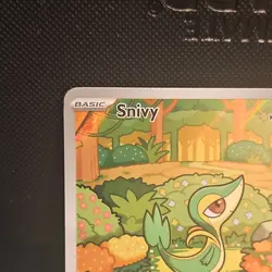 Pokemon TCG Snivy Illustration Rare Black Bolt 87/86 Near Mint Condition - Image 2