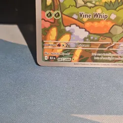 Pokemon TCG Snivy Illustration Rare Black Bolt 87/86 Near Mint Condition - Image 5