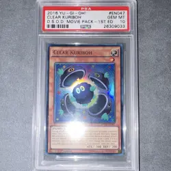 YUGIOH Clear Kuriboh MVP1-EN047 Secret Rare Foil 1st Edition PSA 10 - Image 1