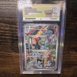 Pokemon TCG Machoke 177/165 SV 151 Illustration Rare Holo English 2023 - Image 1