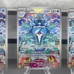 X3 Pokemon Palafin 200/197 Obsidian Flames Illustration Rare Full Art Holo - Image 3