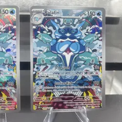 X3 Pokemon Palafin 200/197 Obsidian Flames Illustration Rare Full Art Holo - Image 4