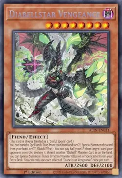 Diabellstar Vengeance - ALIN-EN011 - 1st Edition - Secret Rare Near Mint - Image 1