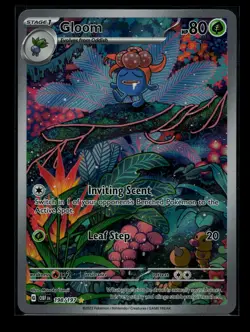 Gloom 198/197 Illustration Rare Obsidian Flames Pokemon NM - Image 1