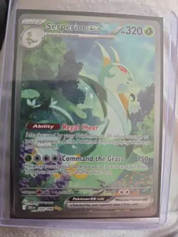 Pokemon TCG Serperior EX Sir 164/086 Black Bolt English Card Near Mint Condition - Image 1