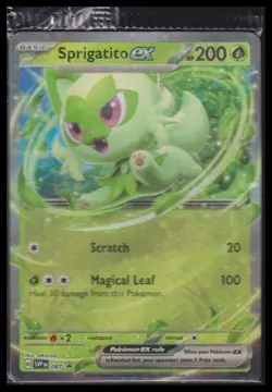 SV: Scarlet & Violet Promo Cards #087 Sprigatito ex SEALED - Image 1